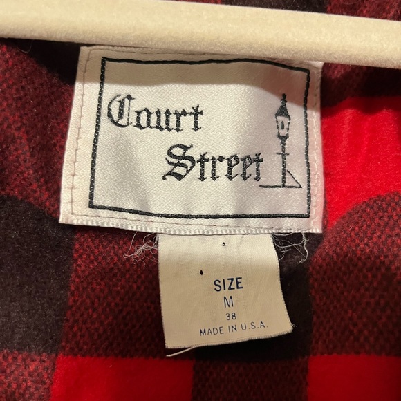 VINTAGE insulated hooded jacket with plaid lining🧥🍂🍁 - Picture 2 of 6